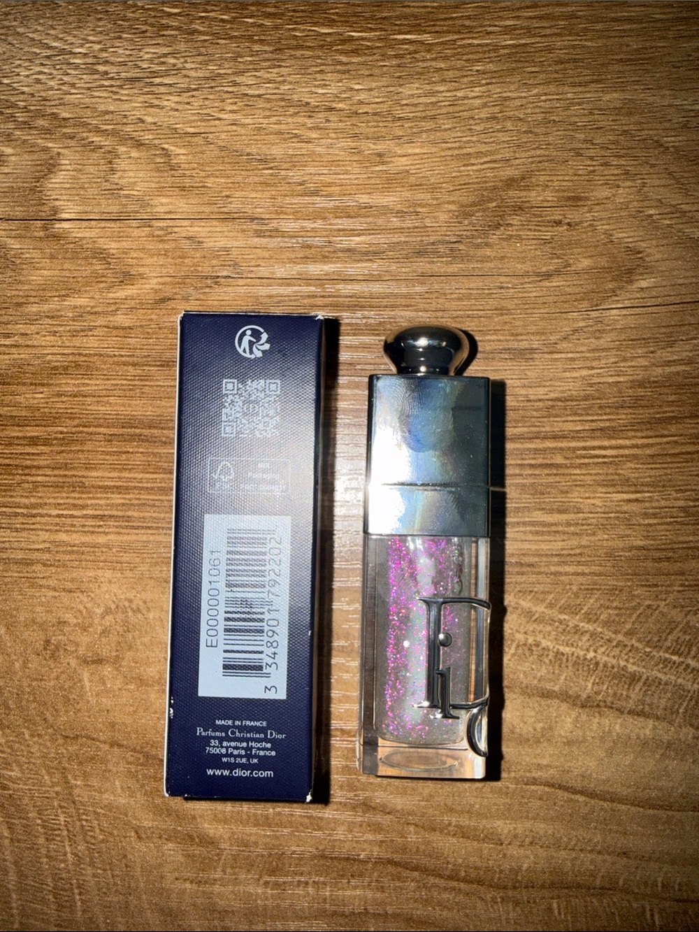 Dior Addict Lip Glow Oil — Iridescent Pink Glitter - Picture 2 of 4